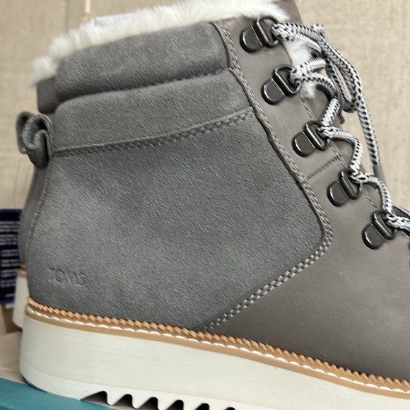 BRAND NEW WOMEN’S TOMS MOJAVE WATER RESISTANT CEMENT OILED NUBUCK/SUEDE SIZE 7.5 - Picture 8 of 11